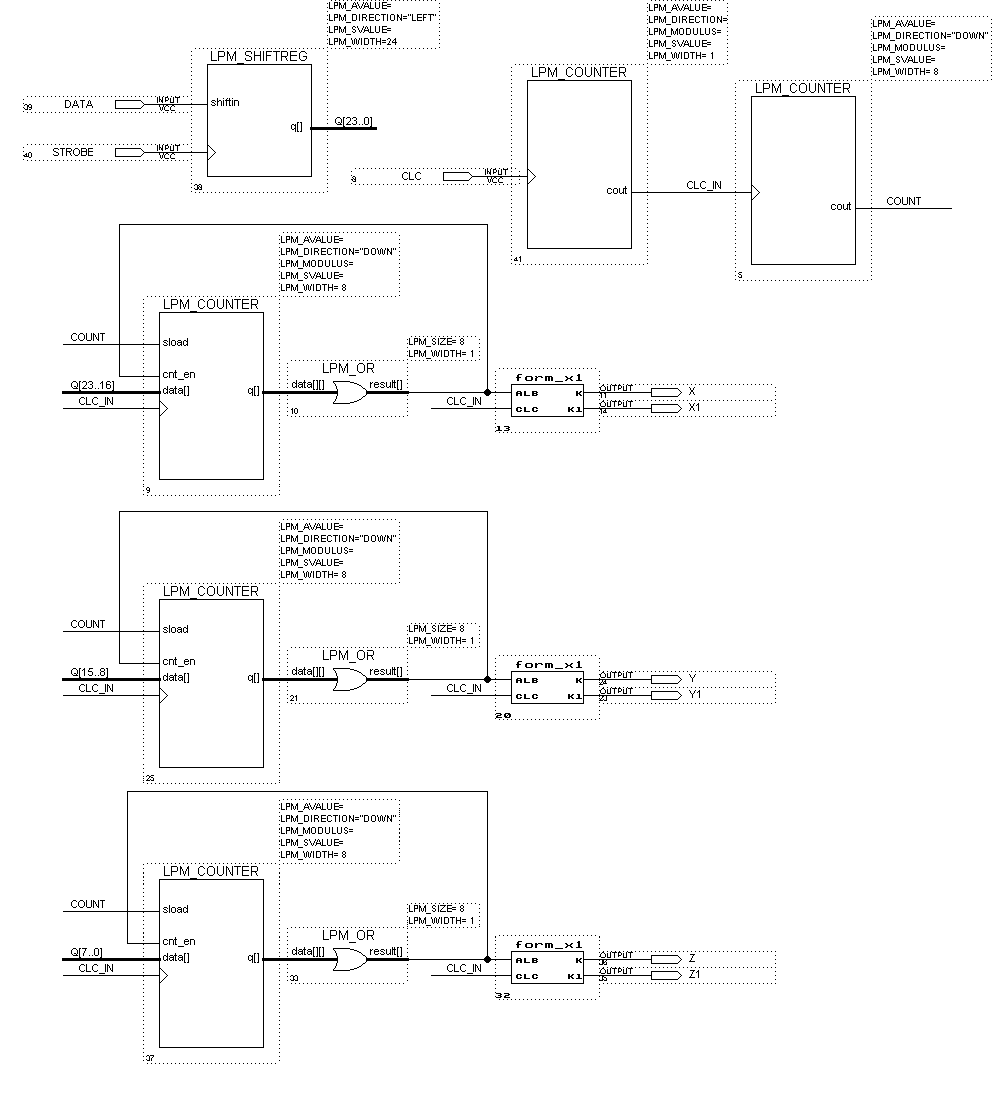 Инвертер асинхронного двигателя на базе AVR (AT90S2313) и <b>ALTERA</b> (EPM3064AL...